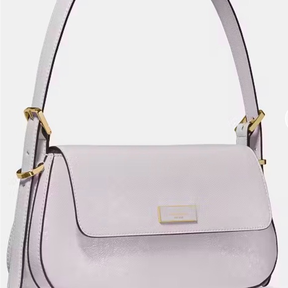 Kate Spade Bridget Crinkle Patent Small Flap Shoulder Bag - Picture 3 of 4